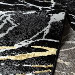 Kusový koberec Allure 1963 black/gold - 140x190 cm