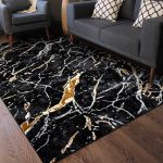 Kusový koberec Allure 1963 black/gold - 140x190 cm