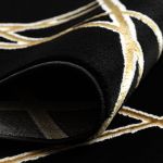 Kusový koberec Allure 1964 black/gold - 160x220 cm