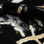 Kusový koberec Allure 1967 black/gold - 140x190 cm