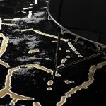 Kusový koberec Allure 1967 black/gold - 140x190 cm