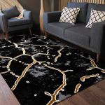 Kusový koberec Allure 1967 black/gold - 140x190 cm