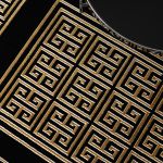 Kusový koberec Allure 1968 black/gold - 80x150 cm