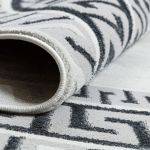 Kusový koberec Allure 1960 white/grey kruh - 150x150 (průměr) kruh cm