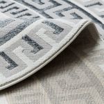 Kusový koberec Allure 1960 white/grey kruh - 150x150 (průměr) kruh cm