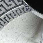 Kusový koberec Allure 1960 white/grey kruh - 150x150 (průměr) kruh cm