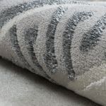 Kusový koberec Allure 1960 white/grey kruh - 150x150 (průměr) kruh cm