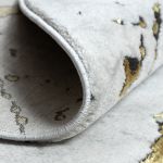 Kusový koberec Allure 1963 white/gold kruh - 120x120 (průměr) kruh cm Kusový koberec Allure 1963 white/gold kruh - 120x120 (průměr) kruh cm