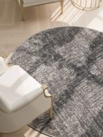 Kusový koberec Brilliance Prisma 106310 Silver Grey z kolekce Elle kruh - 200x200 (průměr) kruh cm