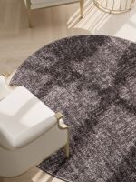 Kusový koberec Brilliance Prisma 106311 Brown z kolekce Elle kruh - 200x200 (průměr) kruh cm