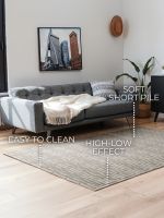 Kusový koberec Perles 106190 Cream Grey z kolekce Elle - 120x170 cm