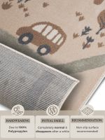 Dětský koberec Adventures 105972 Cream Brown Grey - 120x170 cm