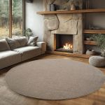 Kusový koberec Helix 2200 beige kruh - 160x160 cm