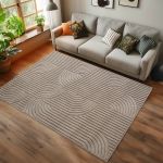 Kusový koberec Helix 2201 beige - 60x110 cm