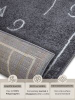 Dětský koberec Adventures 105949 Darkgrey - 120x170 cm