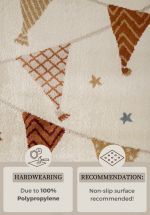 Dětský koberec Adventures 106211 Cream Multicolor - 120x170 cm