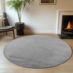 Kusový koberec Joy 1400 grey kruh - 80x80 (průměr) kruh cm Kusový koberec Joy 1400 grey kruh - 80x80 (průměr) kruh cm