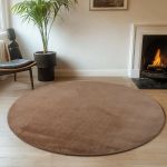 Kusový koberec Joy 1400 mocca kruh - 80x80 (průměr) kruh cm