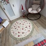 Kusový koberec Villeroy & Boch Toy's delight se střiženým vlasem 106218 Green, Multicolor kruh - 200x200 (průměr) kruh cm