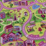 Dětský kusový koberec silnice Sweet Town - 95x133 cm
