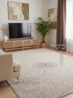 Kusový koberec Wolly Ultra 106230 Dark Cream z kolekce Elle - 120x170 cm