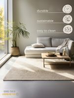 Kusový koberec Bouclé Jute 105973 Ivory White - 120x170 cm