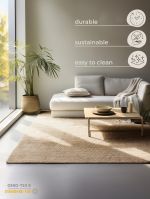 Kusový koberec Bouclé Jute 105974 Natural Golden - 60x90 cm