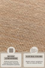 Kusový koberec Bouclé Jute 105974 Natural Golden - 60x90 cm