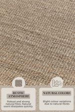 Kusový koberec Bouclé Jute 105975 Grey Brown - 60x90 cm