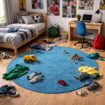 Kusový koberec Eton tyrkys kruh - 200x200 (průměr) kruh cm Kusový koberec Eton tyrkys kruh - 200x200 (průměr) kruh cm