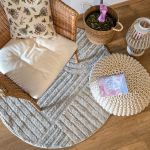 Kusový koberec Art 1121 Silver kruh - 120x120 cm