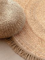 Kusový koberec Jute Braided 106332 Natural Gold kruh - 200x200 (průměr) kruh cm