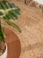 Kusový koberec Jute Braided 106332 Natural Gold kruh - 200x200 (průměr) kruh cm