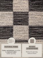 Běhoun Handloom 106333 Rex White Black - 80x300 cm Běhoun Handloom 106333 Rex White Black - 80x300 cm