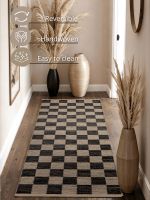 Běhoun Handloom 106333 Rex White Black - 80x300 cm Běhoun Handloom 106333 Rex White Black - 80x300 cm