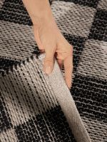 Běhoun Handloom 106333 Rex White Black - 80x300 cm Běhoun Handloom 106333 Rex White Black - 80x300 cm