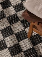 Běhoun Handloom 106333 Rex White Black - 80x300 cm Běhoun Handloom 106333 Rex White Black - 80x300 cm