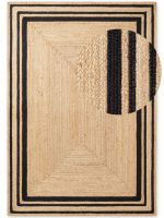 Kusový koberec Looma 106302 Natural Gold Black - 160x230 cm