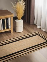 Běhoun Looma 106302 Natural Gold Black - 80x250 cm Běhoun Looma 106302 Natural Gold Black - 80x250 cm