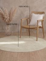 Kusový koberec Ted Baker Kensington 106399 Creme kruh - 160x160 cm