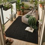 Kusový koberec Bouclé Jute 105976 Black - 160x230 cm