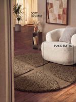 Kusový koberec Ted Baker Lambeth 106369 Hnědá kruh - 150x150 cm
