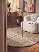 Kusový koberec Ted Baker Lambeth 106370 Béžová kruh - 150x150 cm