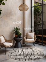Kusový koberec Ted Baker Haringey 106387 Černá kruh - 200x200 cm