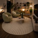 Kusový koberec Art 1121 Beige kruh - 80x80 (průměr) kruh cm