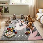 Dětský kusový koberec Kids 590 pink - 120x170 cm