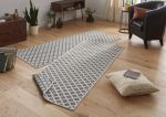 Kusový koberec Twin-Wendeteppiche 103126 grau creme – na ven i na doma - 160x230 cm