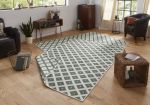 Kusový koberec Twin-Wendeteppiche 103125 grün creme – na ven i na doma - 80x250 cm