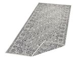 Kusový koberec Twin-Wendeteppiche 103116 grau creme – na ven i na doma - 80x150 cm