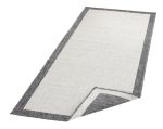 Kusový koberec Twin-Wendeteppiche 103108 creme grau – na ven i na doma - 80x150 cm